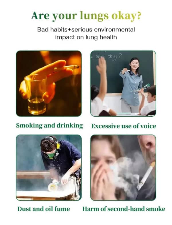 thé anti fumeur de poumons naturelles