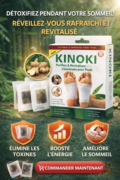 KINOKI patch pour détoxifier le corps