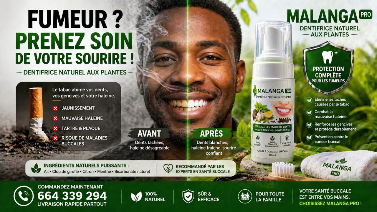 MALANGA dentifrice naturel aux plante, soin naturel pour votre sourire