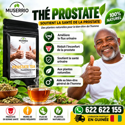 🌿 MUSERRIO PROSTATE TEA : LA ROUTINE NATURELLE POUR LE BIEN-ÊTRE MASCULIN